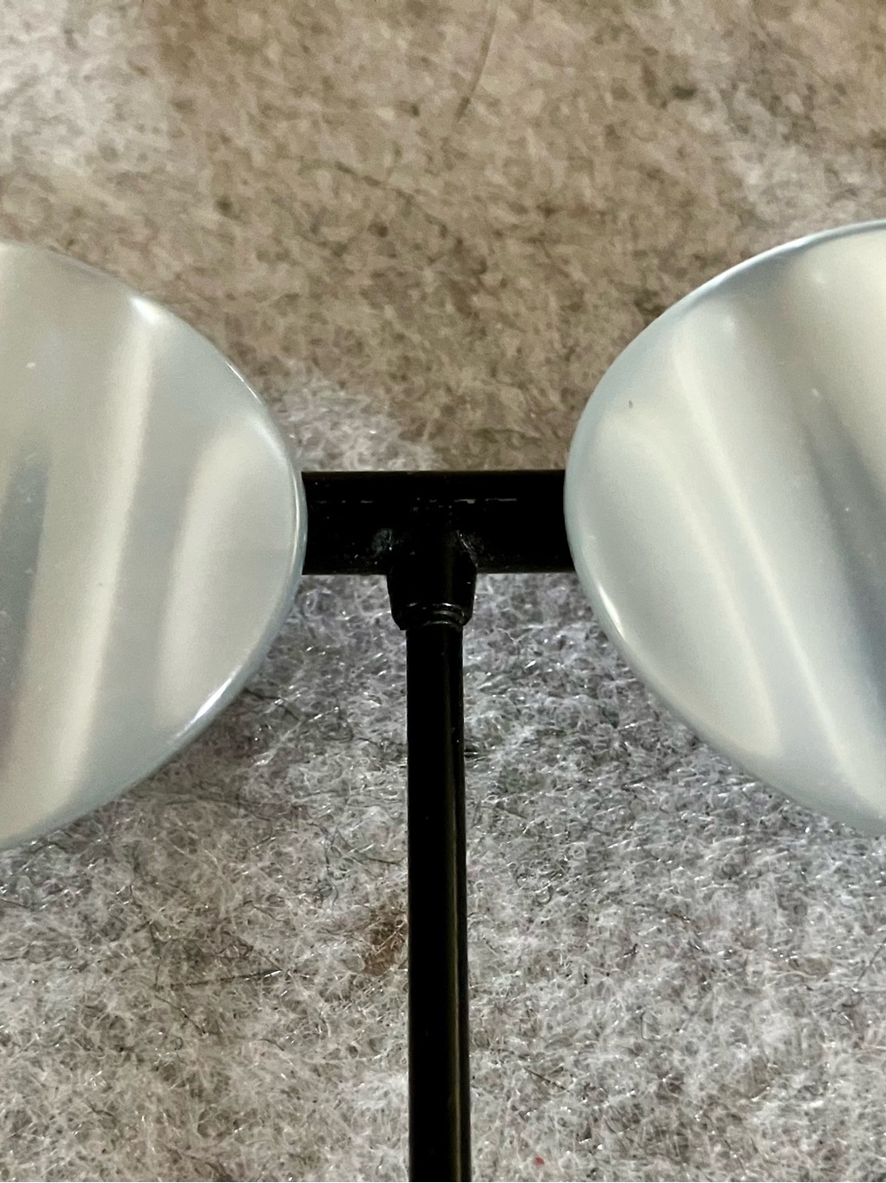 Iridescent Resin Statement Post Pierced Earrings